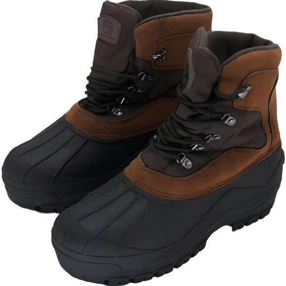 Polar Range Men\'s Peak Cold Weather Boots Brown US 10